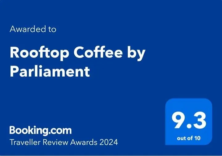 Rooftop Coffee By Parliament Budapest